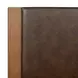 Lincoln Warm Walnut and Rich Brown King Upholstered Platform Bed with USB Charging and LED