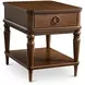 Bellevue Whiskey Brown Round Occasional Table Set with Casters