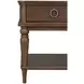 Bellevue Whiskey Brown Rectangular End Table