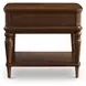 Bellevue Whiskey Brown Rectangular End Table