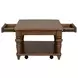 Bellevue Whiskey Brown Rectangular Coffee Table with Casters