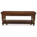 Bellevue Whiskey Brown Rectangular Coffee Table with Casters