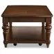 Bellevue Whiskey Brown Rectangular Coffee Table with Casters