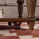 Bellevue Whiskey Brown Rectangular Coffee Table with Casters