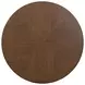 Bellevue Whiskey Brown Round Occasional Table Set with Casters