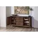Bellevue Whiskey Brown 2 Door Sideboard with USB Charging