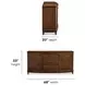 Bellevue Whiskey Brown 2 Door Sideboard with USB Charging
