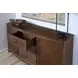 Bellevue Whiskey Brown 2 Door Sideboard with USB Charging