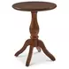 Bellevue Whiskey Brown Round Occasional Table Set with Casters