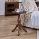 Bellevue Whiskey Brown Round Chairside Table