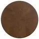 Bellevue Whiskey Brown Round Occasional Table Set with Casters