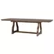 Bellevue Whiskey Brown 104" Extendable Rectangular Dining Table