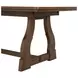 Bellevue Whiskey Brown 104" Extendable Rectangular Dining Table