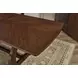 Bellevue Whiskey Brown 104" Extendable Rectangular Dining Table