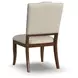 Bellevue Light Tan Performance Fabric Upholstered Dining Chair with Nailhead Trim Set of 2