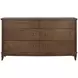 Bellevue Whiskey Brown Platform Bedroom Set