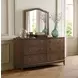 Bellevue Whiskey Brown 6 Drawer Dresser