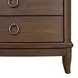 Bellevue Whiskey Brown 3 Drawer Nightstand with USB Charging