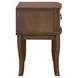 Bellevue Whiskey Brown 1 Drawer Open Nightstand with USB Charging