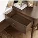 Bellevue Whiskey Brown 1 Drawer Open Nightstand with USB Charging