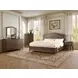 Bellevue Whiskey Brown 1 Drawer Open Nightstand with USB Charging