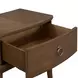 Bellevue Whiskey Brown 1 Drawer Open Nightstand with USB Charging