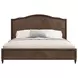 Bellevue Whiskey Brown King Platform Bed