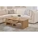 Normandy Warm Driftwood Rectangular Coffee Table
