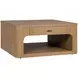 Normandy Warm Driftwood Square Coffee Table