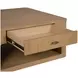 Normandy Warm Driftwood Square Coffee Table
