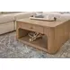 Normandy Warm Driftwood Square Coffee Table