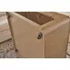 Normandy Warm Driftwood Square Coffee Table