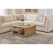 Normandy Warm Driftwood Square Coffee Table