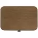 Normandy Warm Driftwood 2 Drawer Nightstand with USB Charging