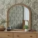 Normandy Warm Driftwood Arched Wall Mirror