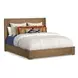 Normandy Warm Driftwood King Panel Bed