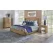 Normandy Warm Driftwood King Panel Bed