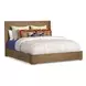 Normandy Warm Driftwood King Storage Panel Bed
