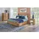 Normandy Warm Driftwood King Storage Panel Bed