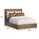 Normandy Warm Driftwood Queen Panel Bed