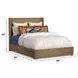 Normandy Warm Driftwood Queen Storage Panel Bed