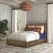 Normandy Warm Driftwood Queen Storage Panel Bed