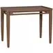 Verona Cream and Medium Brown Performance Fabric Upholstered Rectangular Occasional Table Set