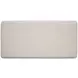Verona Cream and Medium Brown Performance Fabric Upholstered Rectangular Coffee Table