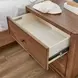 Verona Medium Brown 2 Drawer Nightstand with USB Charging