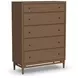 Verona Medium Brown Panel Bedroom Set