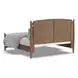Verona Medium Brown King Panel Bed