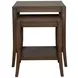 Sylvie Chestnut Square Tall Bunching Table