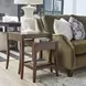 Sylvie Chestnut Square Tall Bunching Table