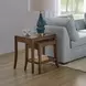 Sylvie Chestnut Square Tall Bunching Table